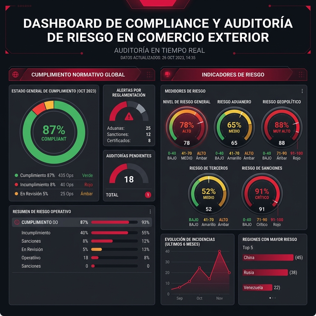 Auditoría de cumplimiento y riesgo