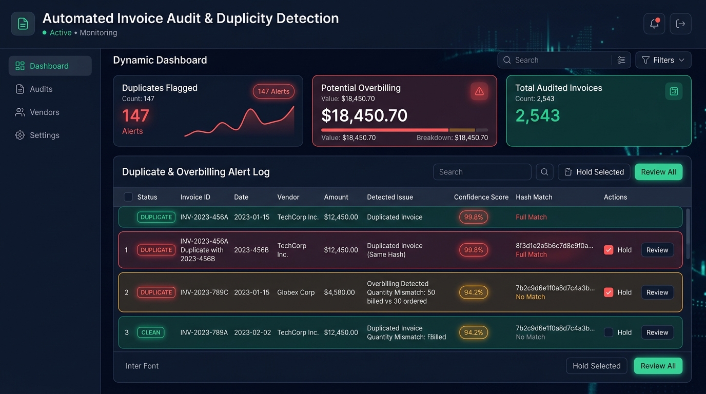 Detección Determinística de Fugas y Duplicados